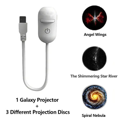 Galaxy Projector 2-In-1 Starry Sky Projector, Galaxy Star Projector Starry Projector Light, Galaxy Dual-Mode Night Light, Galaxy Projector USB