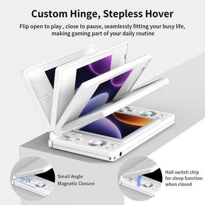Anbernic RG Ds【Buy 1 Get 1 Capacitive Stylus + 1 Lanyard + 2 Screen Protectors + 1 Charging Cable】Dual Screens 4-Inch IPS 640*480 Android 14 RK3568 Quad-Core 64-Bit 4000Mah Six-Axis Gyroscope Sensor Ready to Use