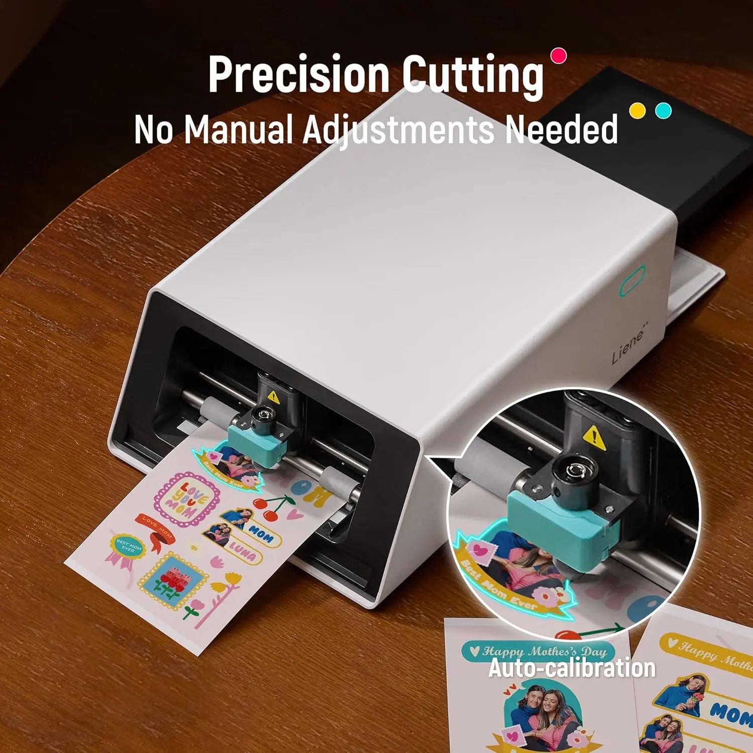 Liene Pixcut S1 Photo Sticker Printer & Cutting Machine - All-In-One Sticker Maker Machine for DIY Crafts, Custom Labels & Gifts, Thermal Dye-Sublimation, 300 DPI Prints, Precise AI Auto-Cutting, AI Design App Support,Tiktokshopdealsforyoudays, Summerwins