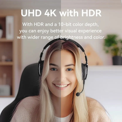 EMEET S800 4K HDR Webcam Autofocus Streaming Camera with Built-In Privacy Cover for Streaming Video Games Fathers Day Gift Laptop, Tiktokshopblackfriday, Summervibes
