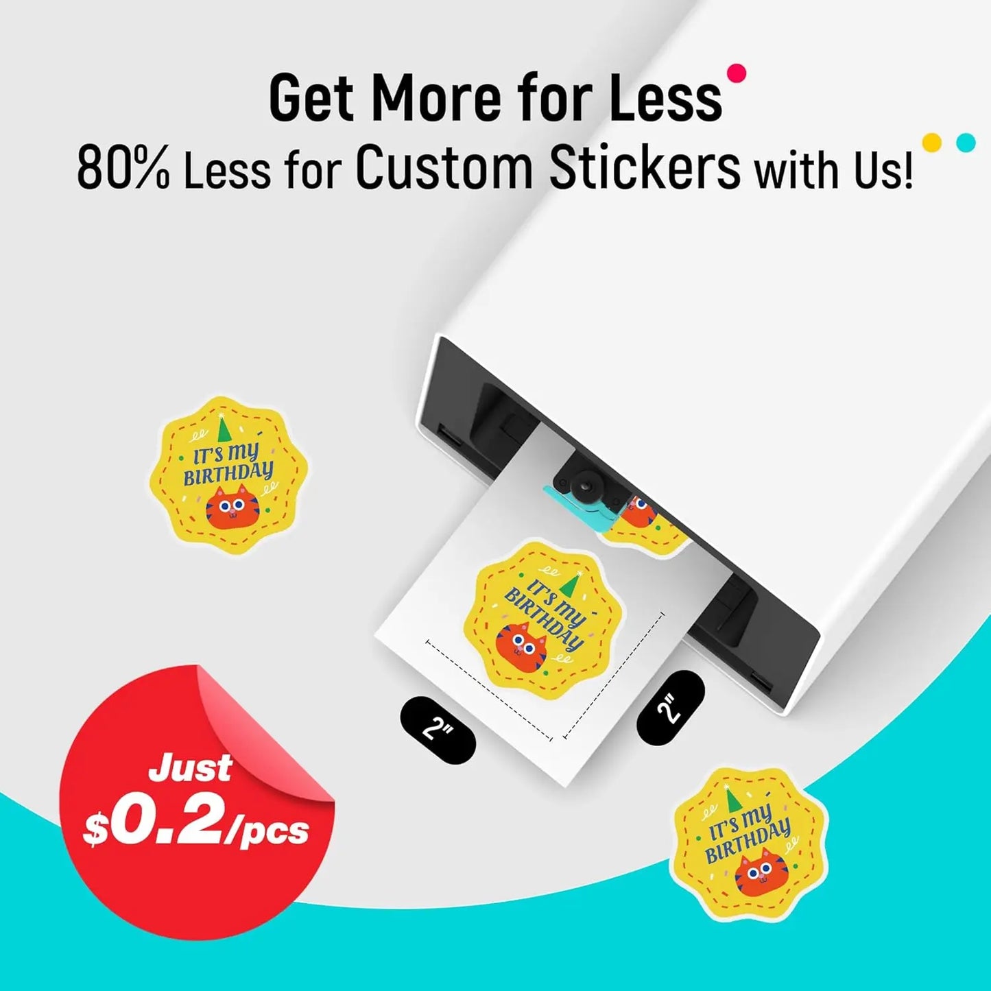 Liene Pixcut S1 Photo Sticker Printer & Cutting Machine - All-In-One Sticker Maker Machine for DIY Crafts, Custom Labels & Gifts, Thermal Dye-Sublimation, 300 DPI Prints, Precise AI Auto-Cutting, AI Design App Support,Tiktokshopdealsforyoudays, Summerwins